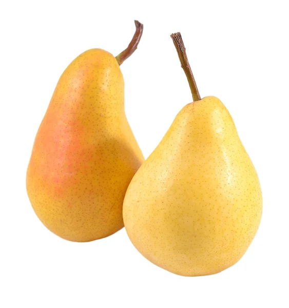 Pears on a white — Stock Photo, Image