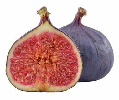 Beyaz yarıya taze incir