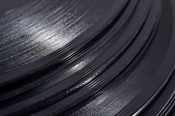 Old vinyl records close up — Stock Photo, Image