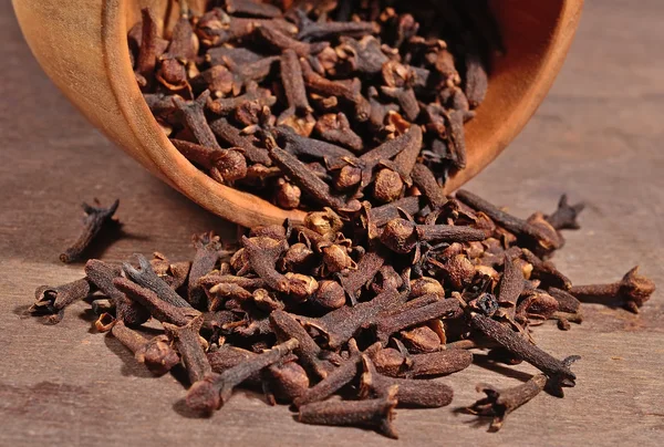 Dried clove in a bowl — Stock Photo, Image