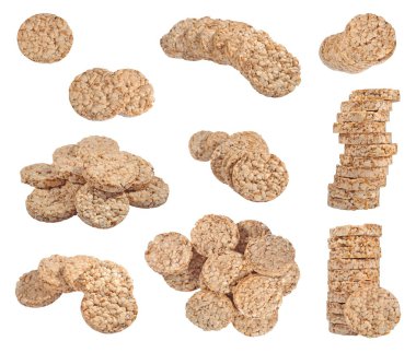 Kahvaltılık pirinç snack beyaz ayarla