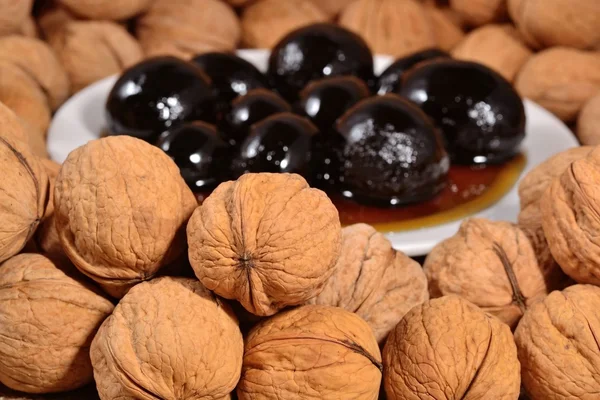 Jam from walnuts — Stock Photo, Image