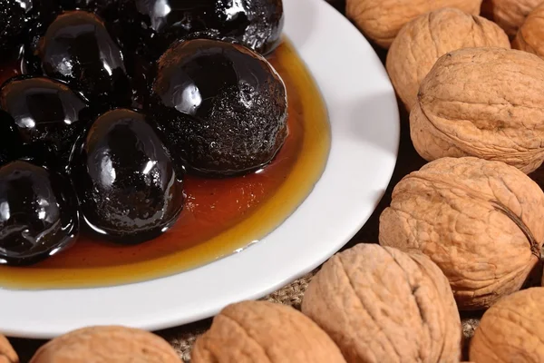 Jam from walnuts — Stock Photo, Image