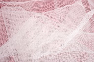 Beyaz tül yakın çekim