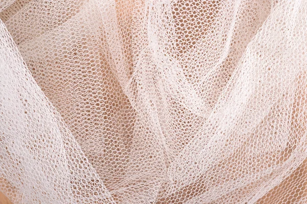 White tulle close up — Stock Photo, Image