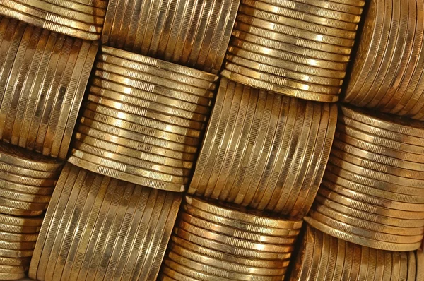 Background of the coins close up — Stock Photo, Image