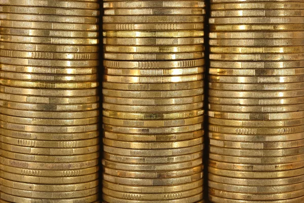 Background of the coins close up — Stock Photo, Image
