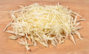 yığın kıyılmış Beyaz lahana 