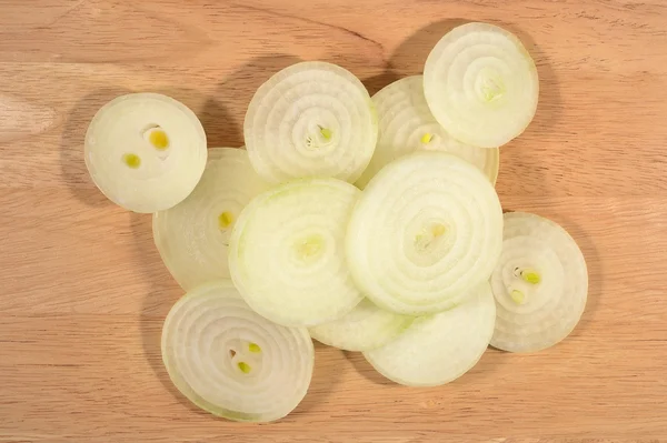 Heap of onion slices — Stock Photo, Image