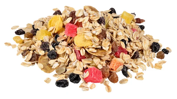 Musli bir beyaz üzerine yığını