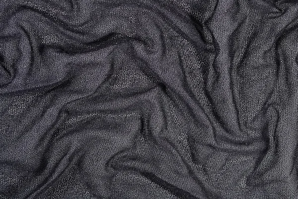 Fondo de tela no tejida arrugada gris — Foto de Stock