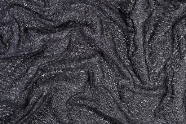 Gray wrinkled nonwoven fabric background — Stock Photo, Image