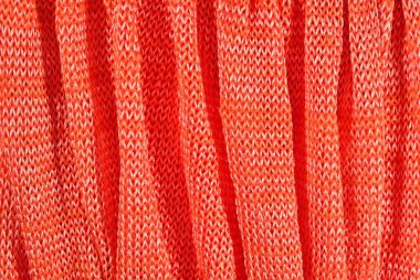 Orange stockinet arka plan buruşuk