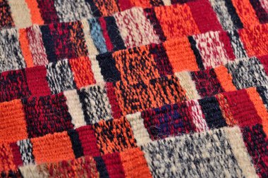 Renkli kurdeleler arka plan çizgili el dokuma 