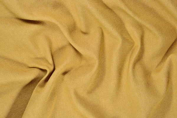Φόντο κίτρινο τσαλακωμένο τζιν — Φωτογραφία Αρχείου