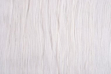 Buruşuk beyaz kumaş arka plan