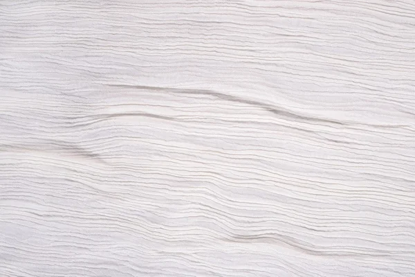 Fond de tissu blanc froissé — Photo