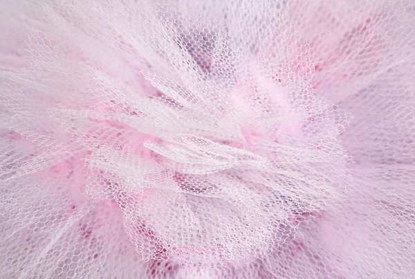 White crumpled tulle — Stock Photo, Image