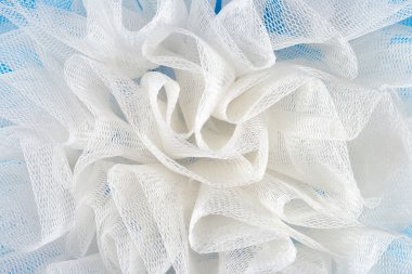 Buruşuk tül yakın çekim