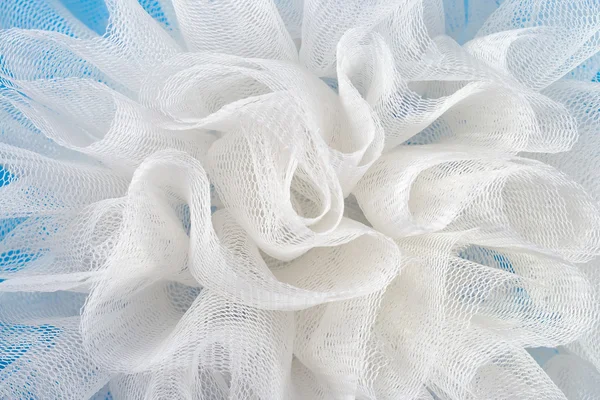 Crumpled tulle close up — Stock Photo, Image
