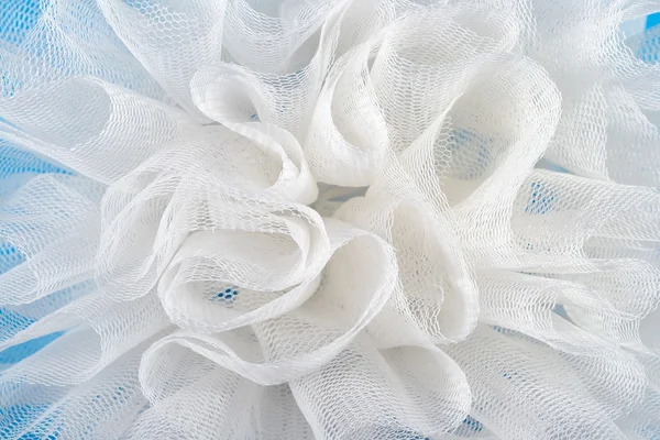 Crumpled tulle close up — Stock Photo, Image