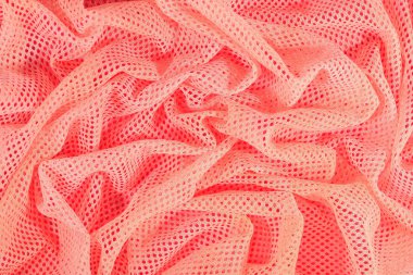 Nonwoven kumaş arka plan turuncu buruşuk