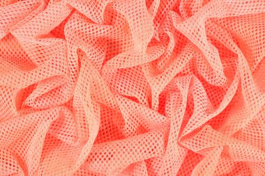 Nonwoven kumaş arka plan turuncu buruşuk