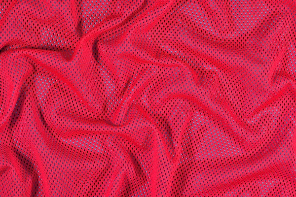 Fondo rojo arrugado de tela no tejida —  Fotos de Stock