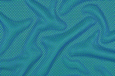 Nonwoven kumaş bir yeşil mavi buruşuk