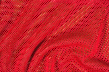 Kırmızı bir yeşil nonwoven kumaş buruşuk 