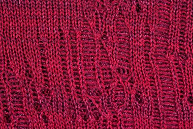 koyu kırmızı Ajur melanj stockinet arka plan olarak
