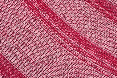 Arka plan olarak çizgili kırmızı melanj stockinet 