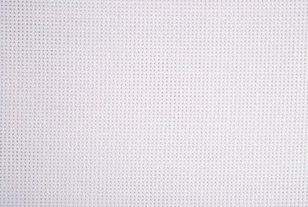 White cotton canvas for needlework as background — Stock Photo, Image