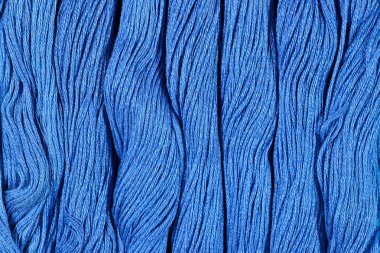 Arka plan doku olarak ipi mavi skeins