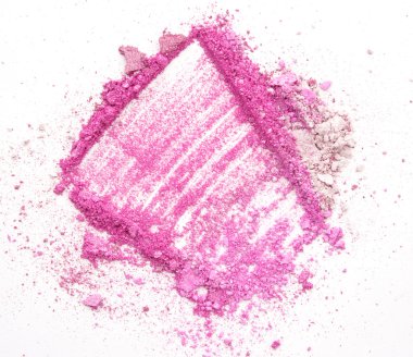 beyaz zemin üzerinde ezilmiş göz farı