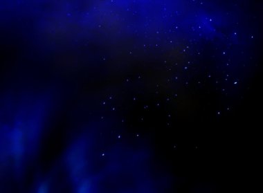 Gece gökyüzünde yıldız koyu mavi doğa arka plan ile