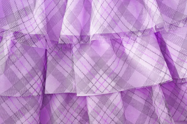 Beautiful delicate purple background mesh fluffy fabric — Stock Photo, Image