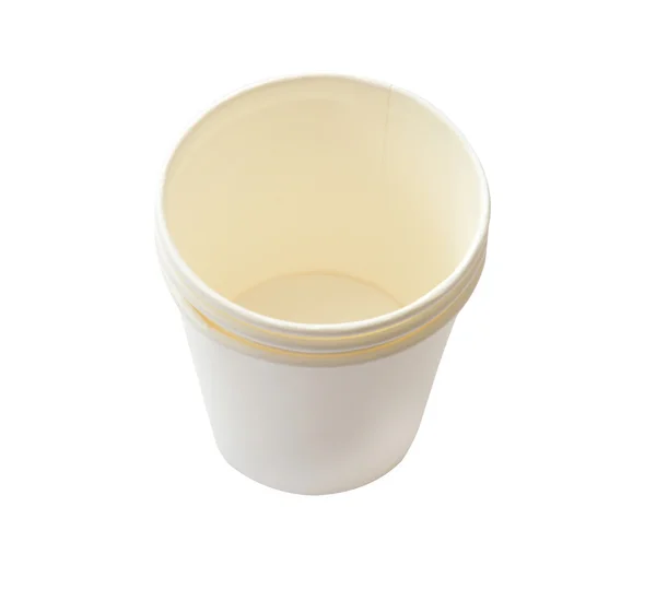 White Paper Cup close up — Stock Photo, Image