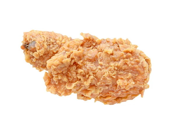 Fried chicken isolated on white background. Clipping path. — Stock Photo, Image