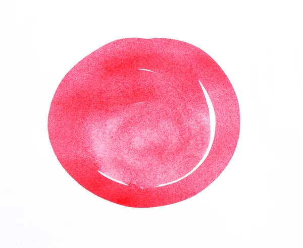 Roter abstrakter Kreisstrich — Stockfoto