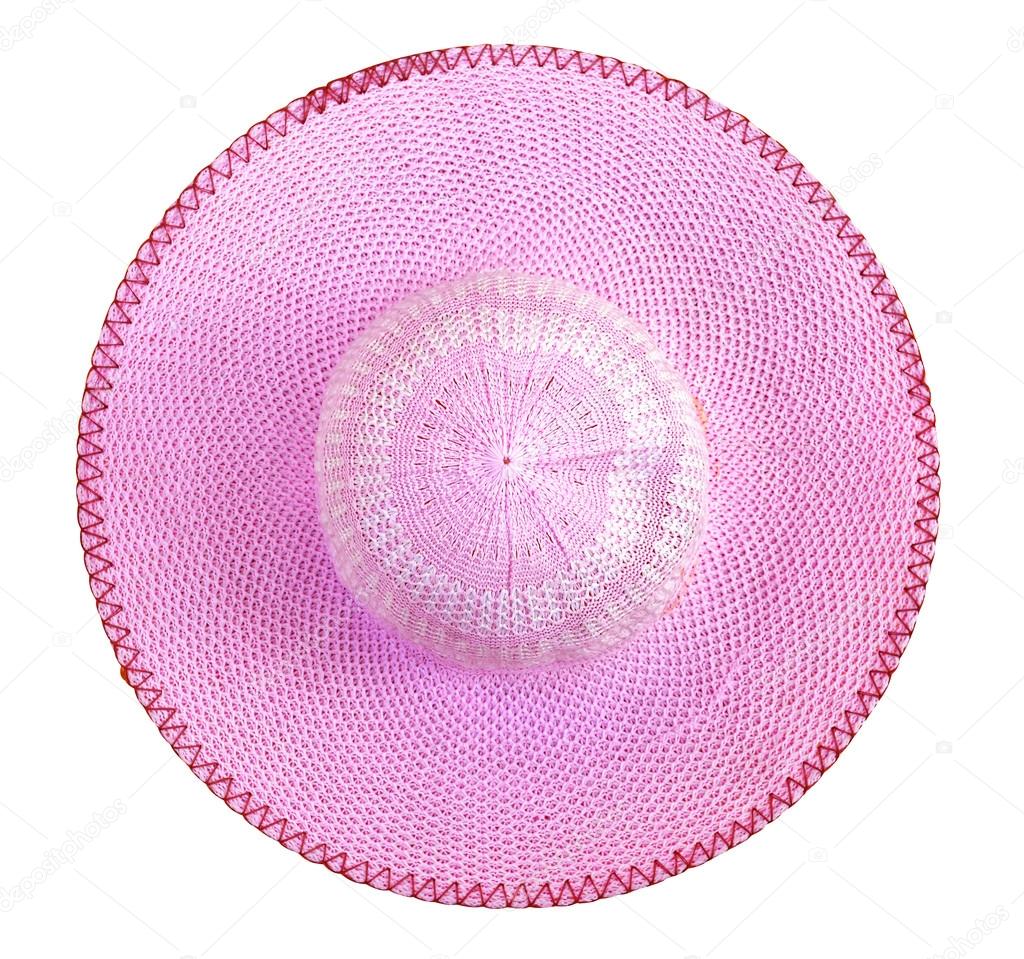 pink floppy hat