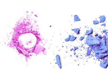 beyaz üzerine çeşitli ezilmiş kaptırdın