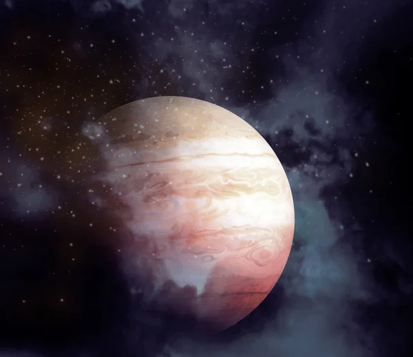 Nebula - elementy tego obrazu dostarczone przez Nasa i planety — Zdjęcie stockowe