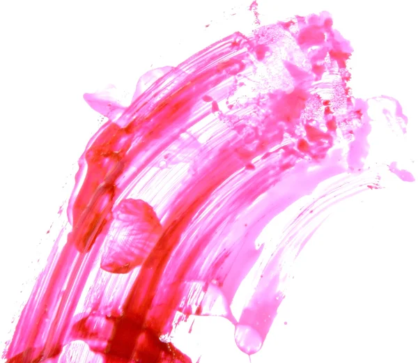 Splatter tinta colorida no fundo branco — Fotografia de Stock