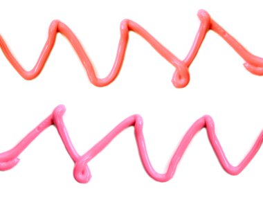 Sıvı Vakfı şerit hatları izole beyaz arka plan üzerinde