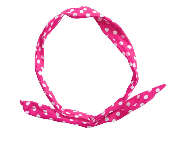 Pink hair band isolated on white background. This has clipping path. — Stock Photo, Image