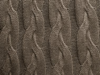 El yapımı örgü yün doku arka plan