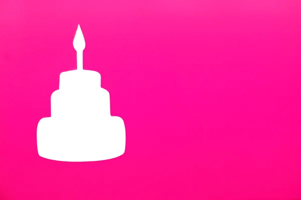 Happy birthday card. Birthday cake. Use as background. — Stock Photo, Image