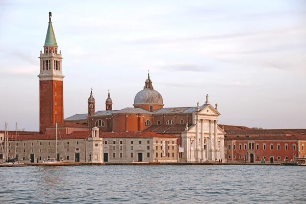 Canal Grande met San Giorgio Maggiore kerk Venetië. — Stockfoto