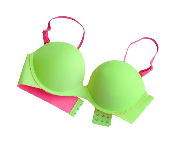 Summer concept, bra isolate on white (clipping path) — Stock Photo, Image